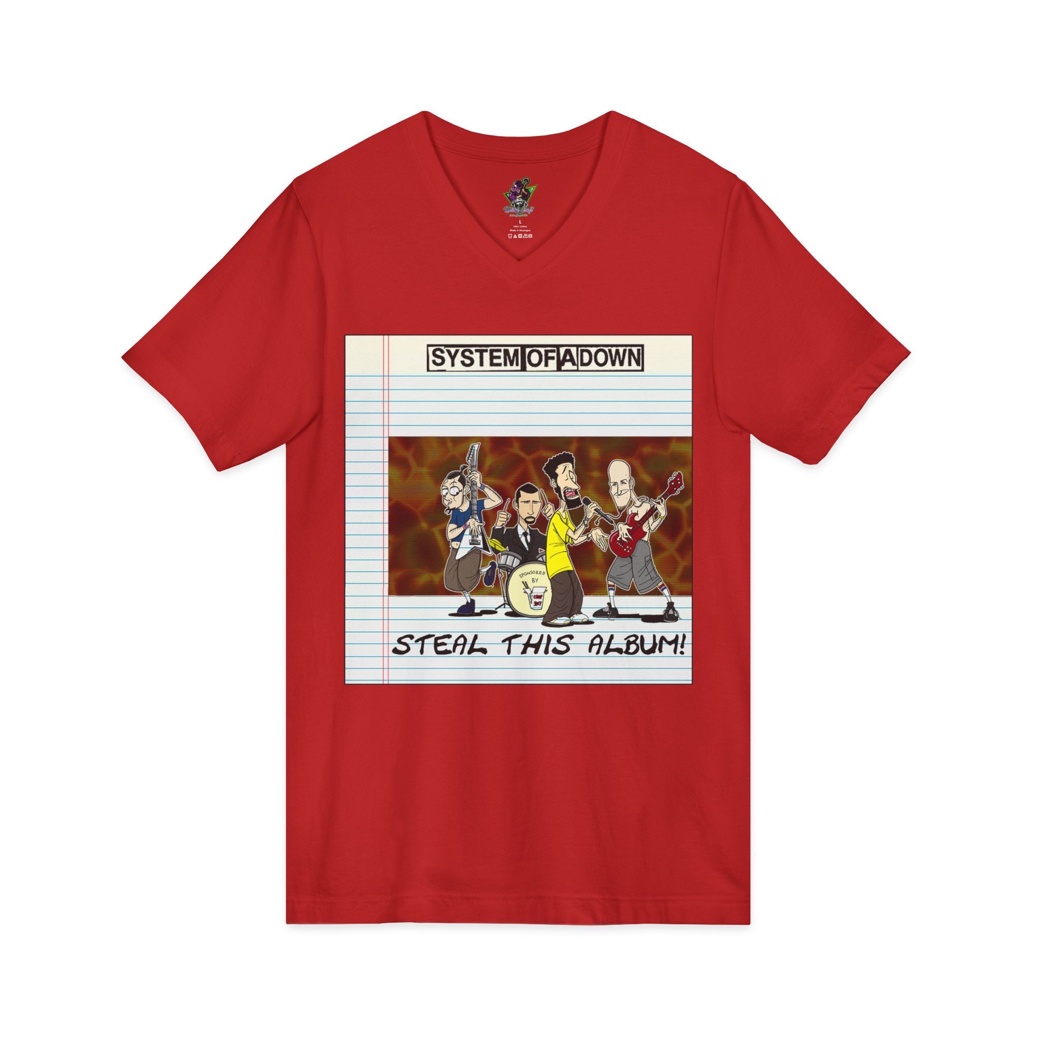 SOAD Steal This Album F&B / V Neck Tee