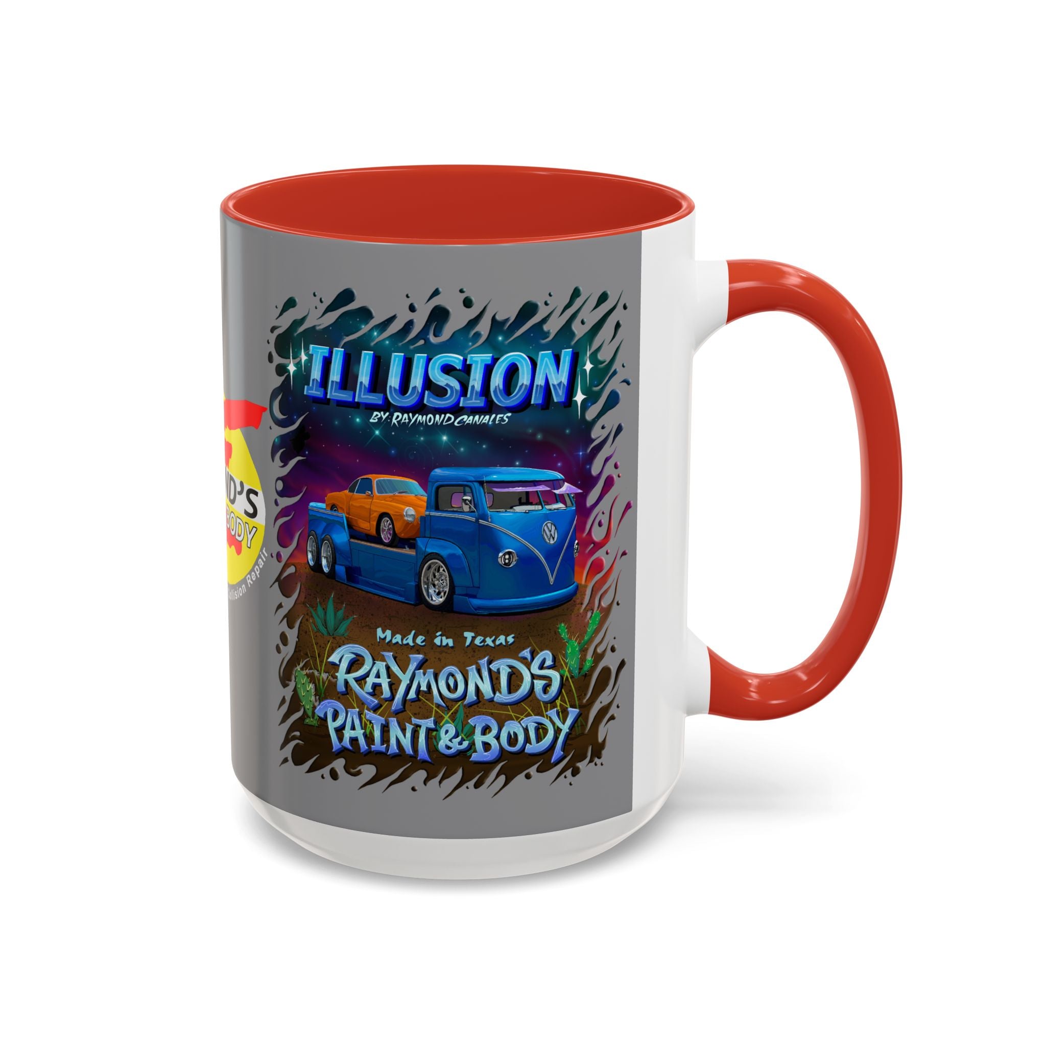 Raymond's Paint & Body Logo / Accent Coffee Mug 11/15oz