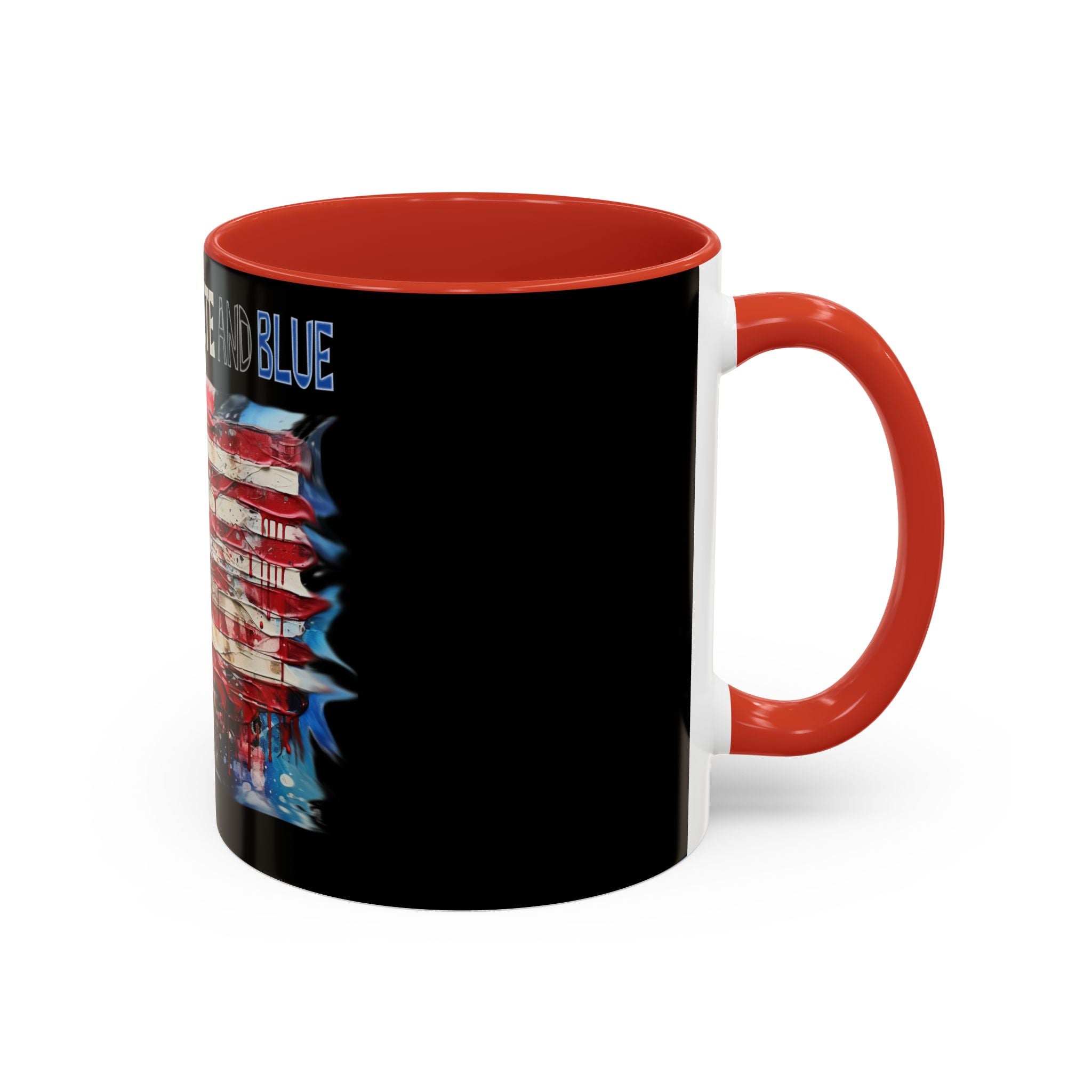 I Bleed Red White and Blue / Accent Coffee Mug 11/15 oz