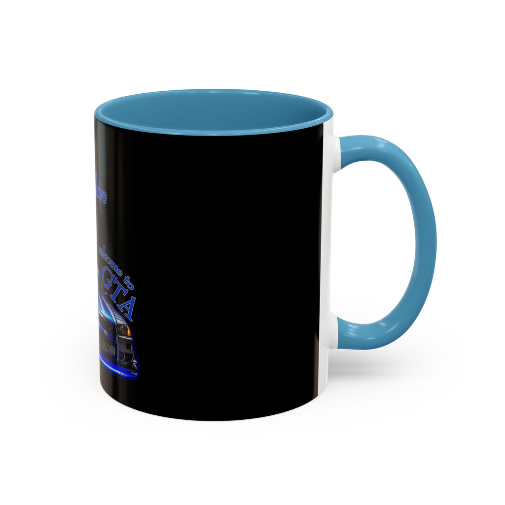 Daughter Doesn't Drive Like A Girl Blue / Accent Coffee Mug 11/15oz