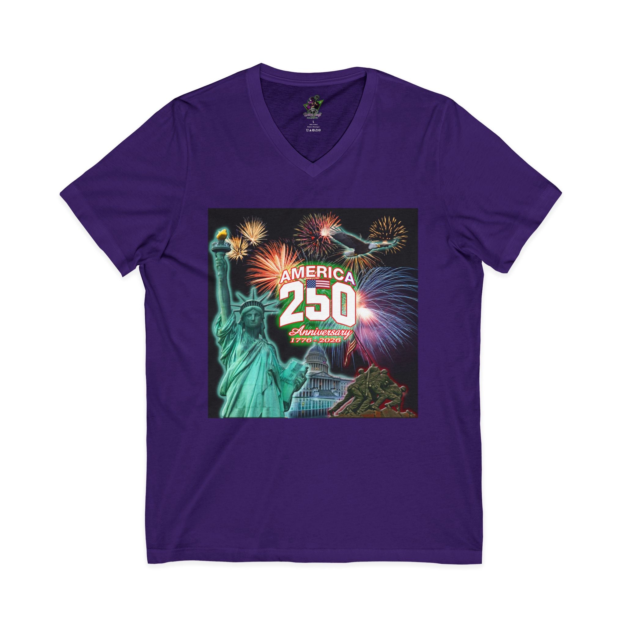 Statue of Liberty America 250th / V-Neck Tee