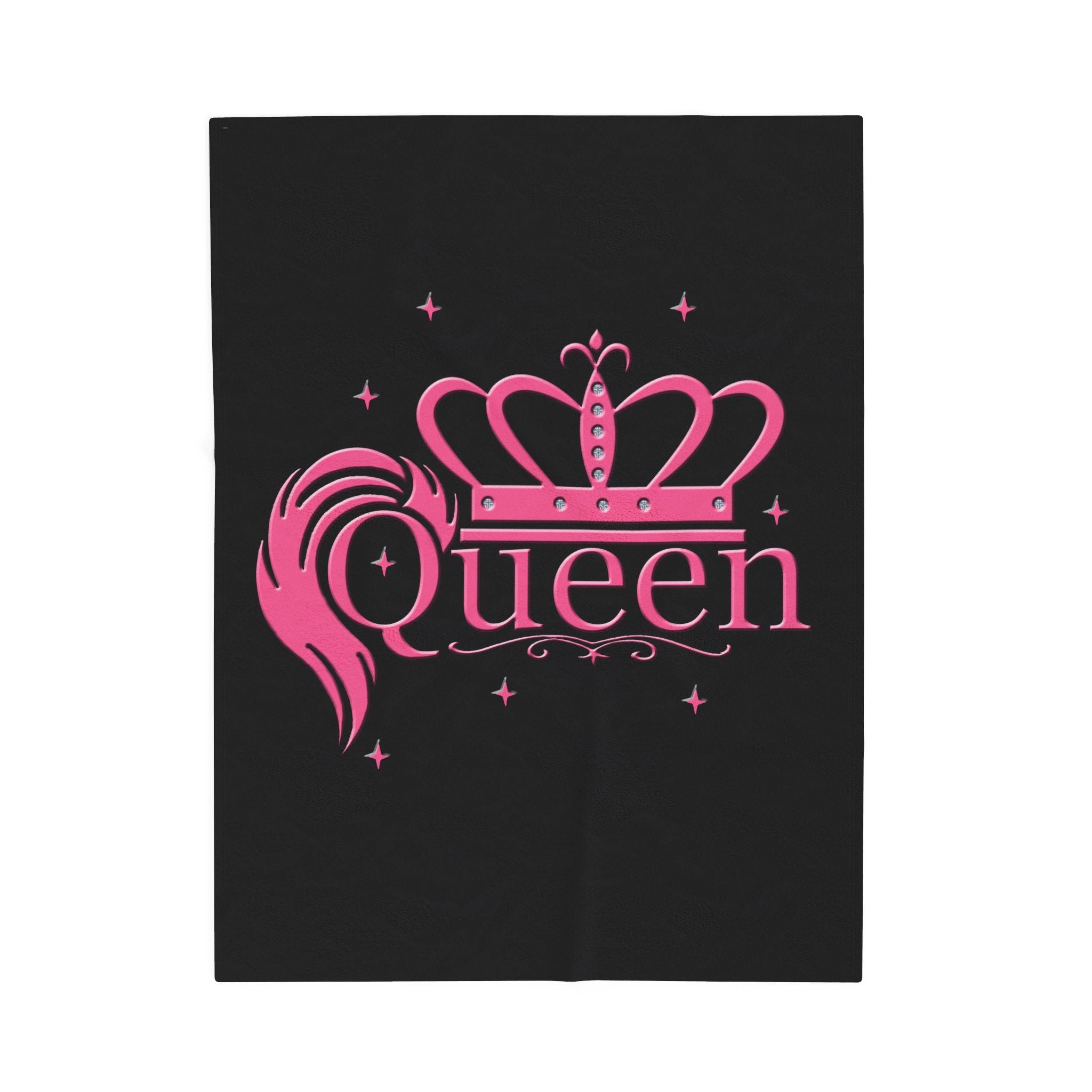 Queen Crown / Velveteen Plush Blanket