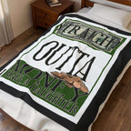 Straight Outta Money / Velveteen Plush Blanket