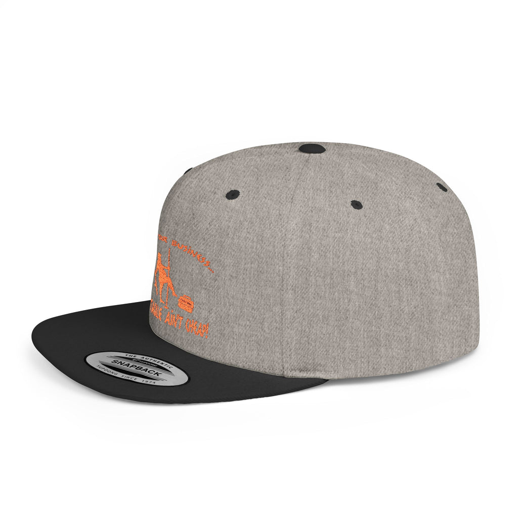 Mind Your Business Guy Stripper/ Flat Bill Snapback