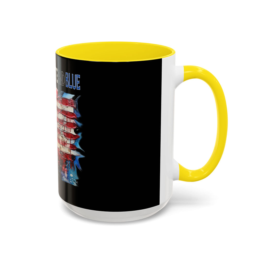 I Bleed Red White and Blue / Accent Coffee Mug 11/15oz