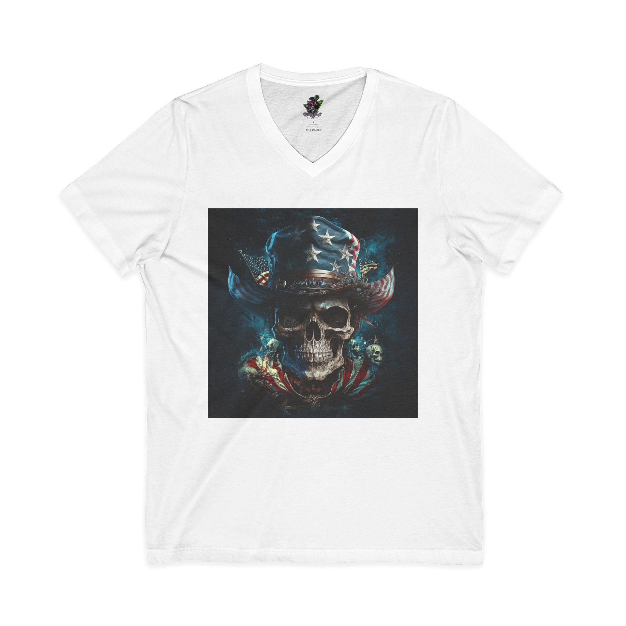 Skull Cowboy / V-Neck Tee