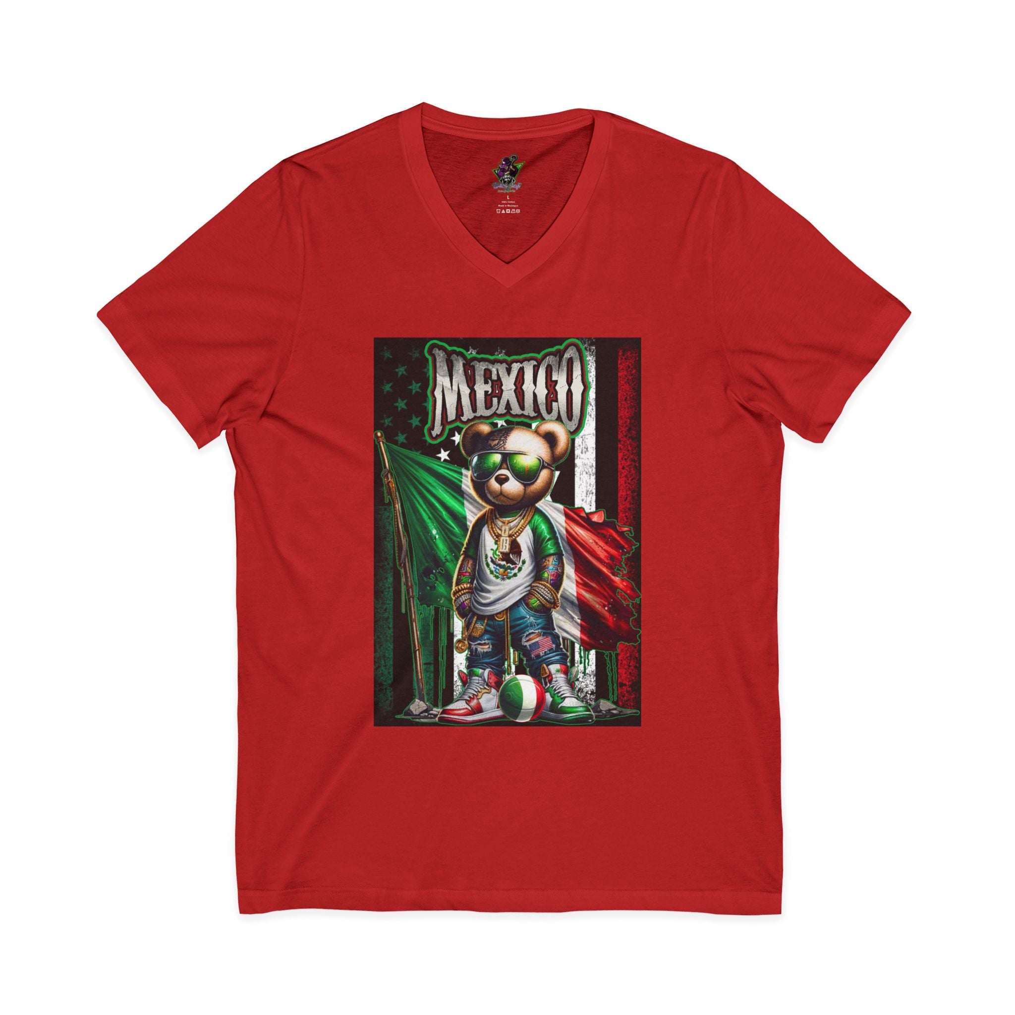 Mexico Teddy Bear / V-Neck Tee