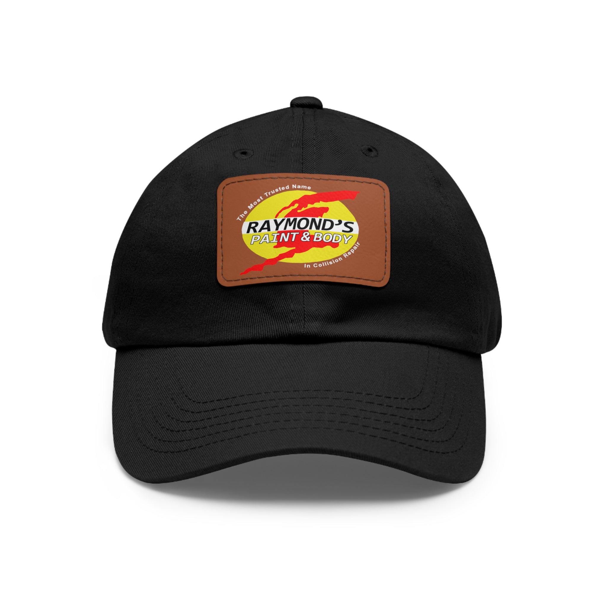 Raymond's Paint & Body Logo / Leather Patch Hat