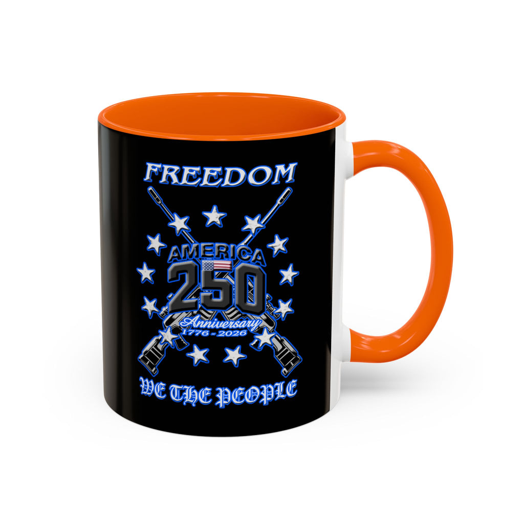 250 Anniversary Freedom 1776–2026 / Accent Coffee Mug 11/15oz
