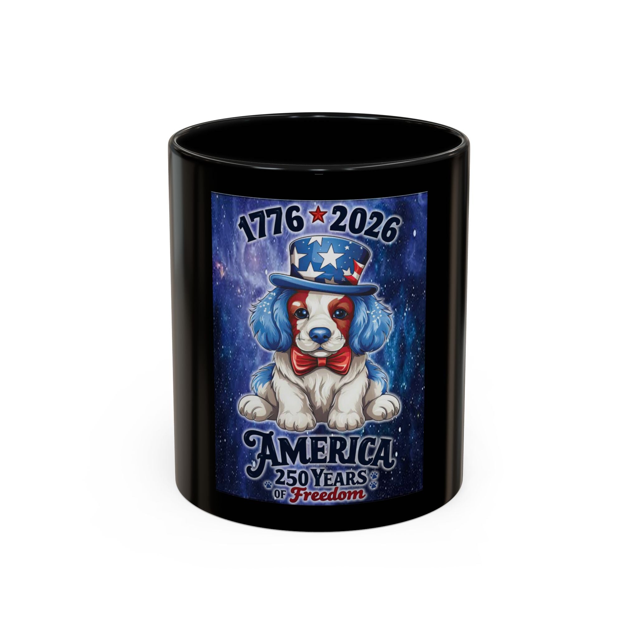 America Puppy 250th / Accent Coffee Mug 11/15oz