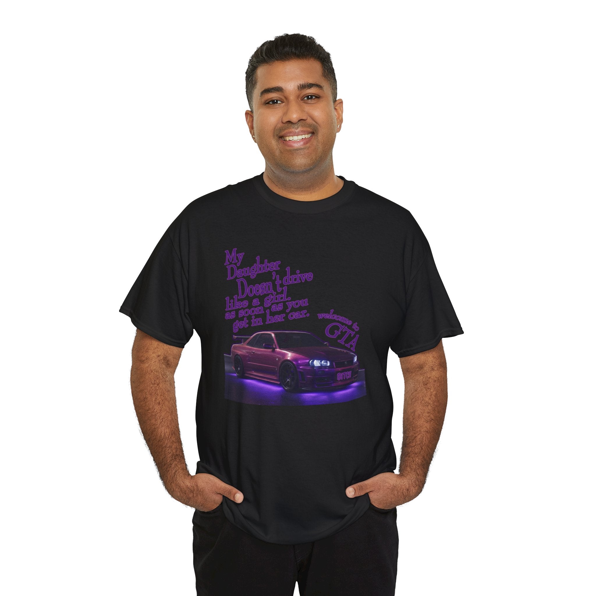 Daughter Doesn't Drive Like A Girl Purple