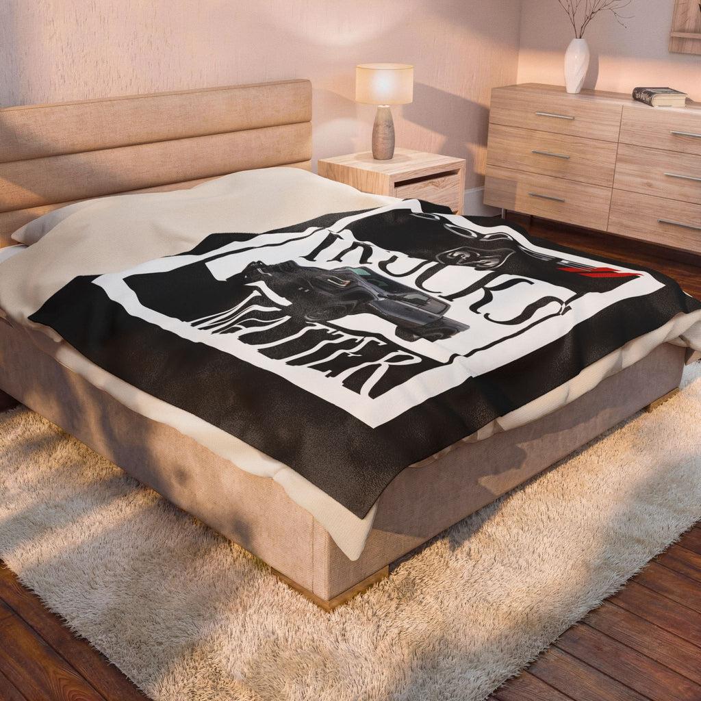 Dodge Trucks Matter / Velveteen Plush Blanket