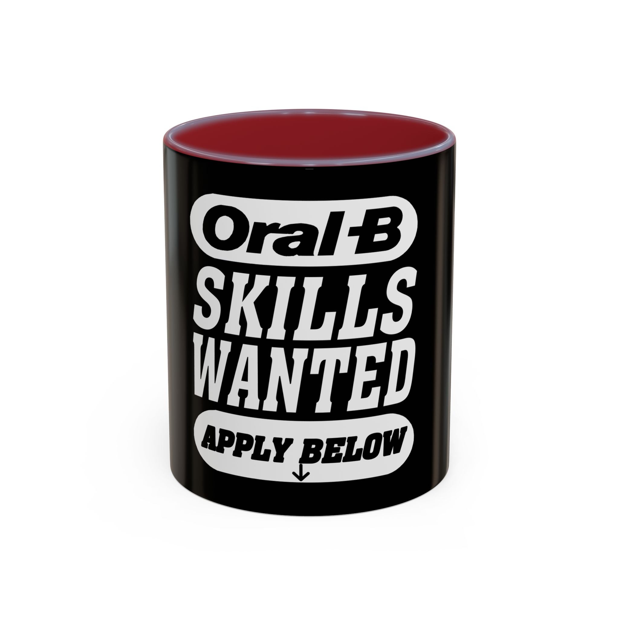 Oral-B Skills Wanted /Accent Coffee Mug 11/15oz