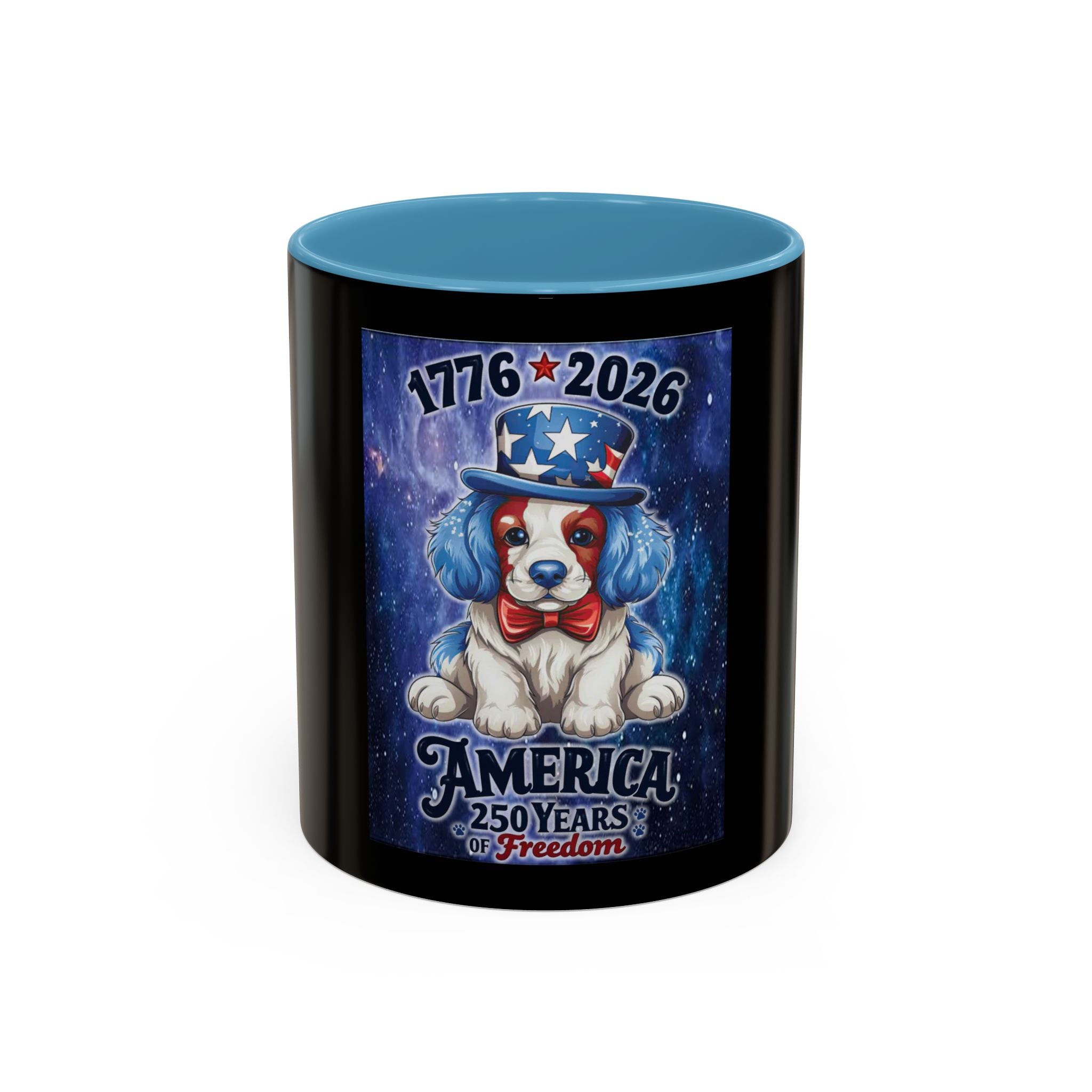 America Puppy 250th / Accent Coffee Mug 11/15oz