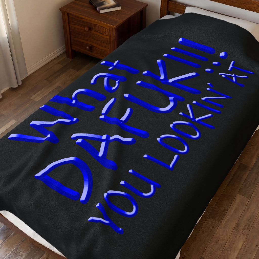 What DAFUK / Velveteen Plush Blanket