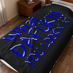 What DAFUK / Velveteen Plush Blanket