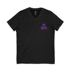 2/3 Evil Gothic Purple F&B / V-Neck Tee