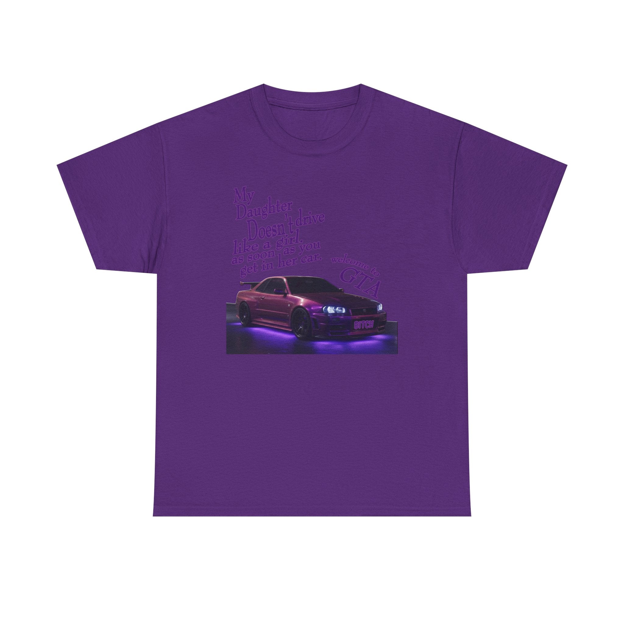 Daughter Doesn’t Drive Like A Girl Purple