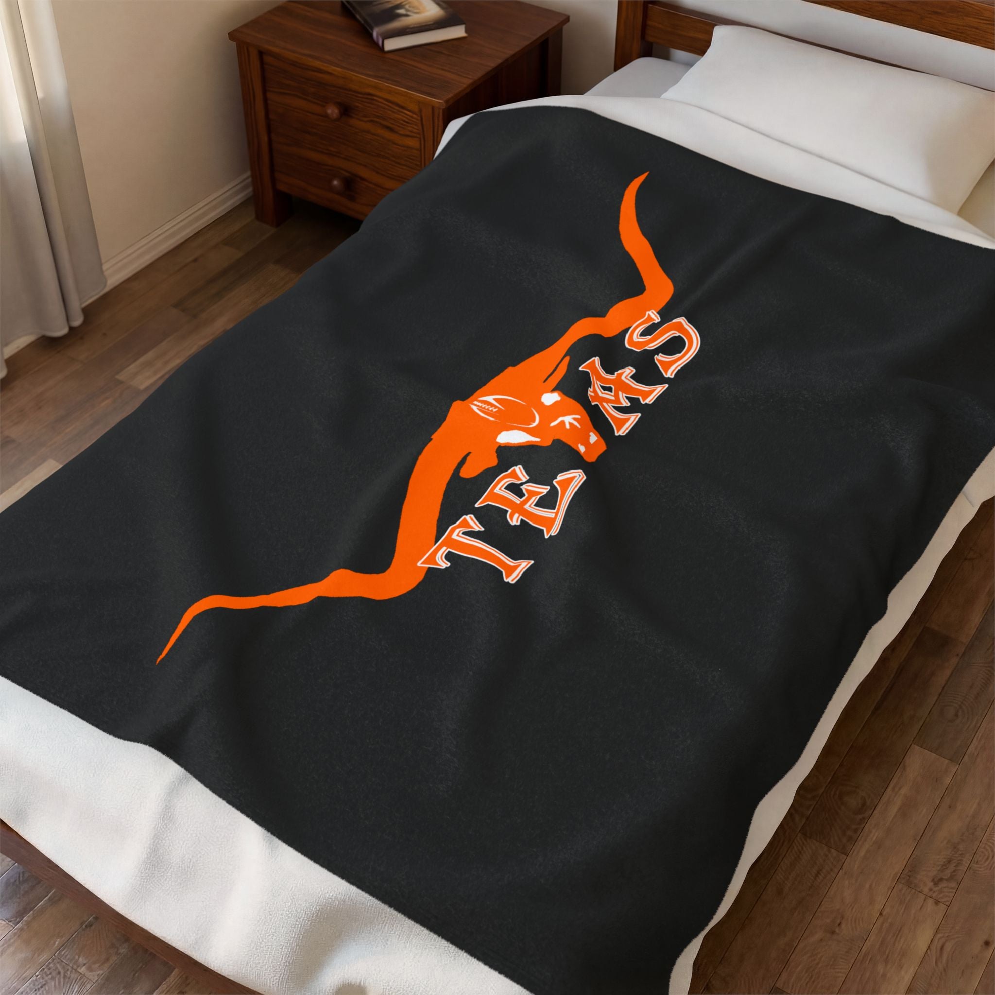 Texas Longhorns 2 / Velveteen Plush Blanket