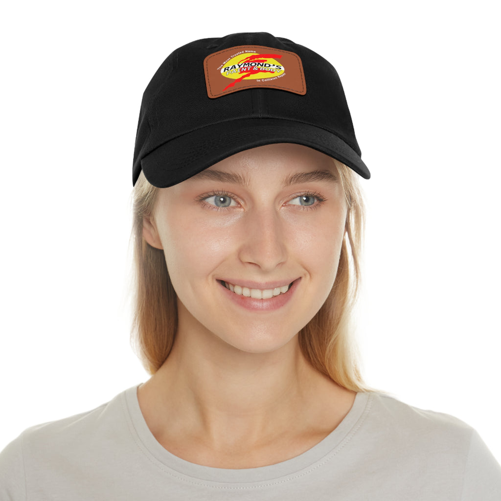 Raymond's Paint & Body Logo / Leather Patch Hat