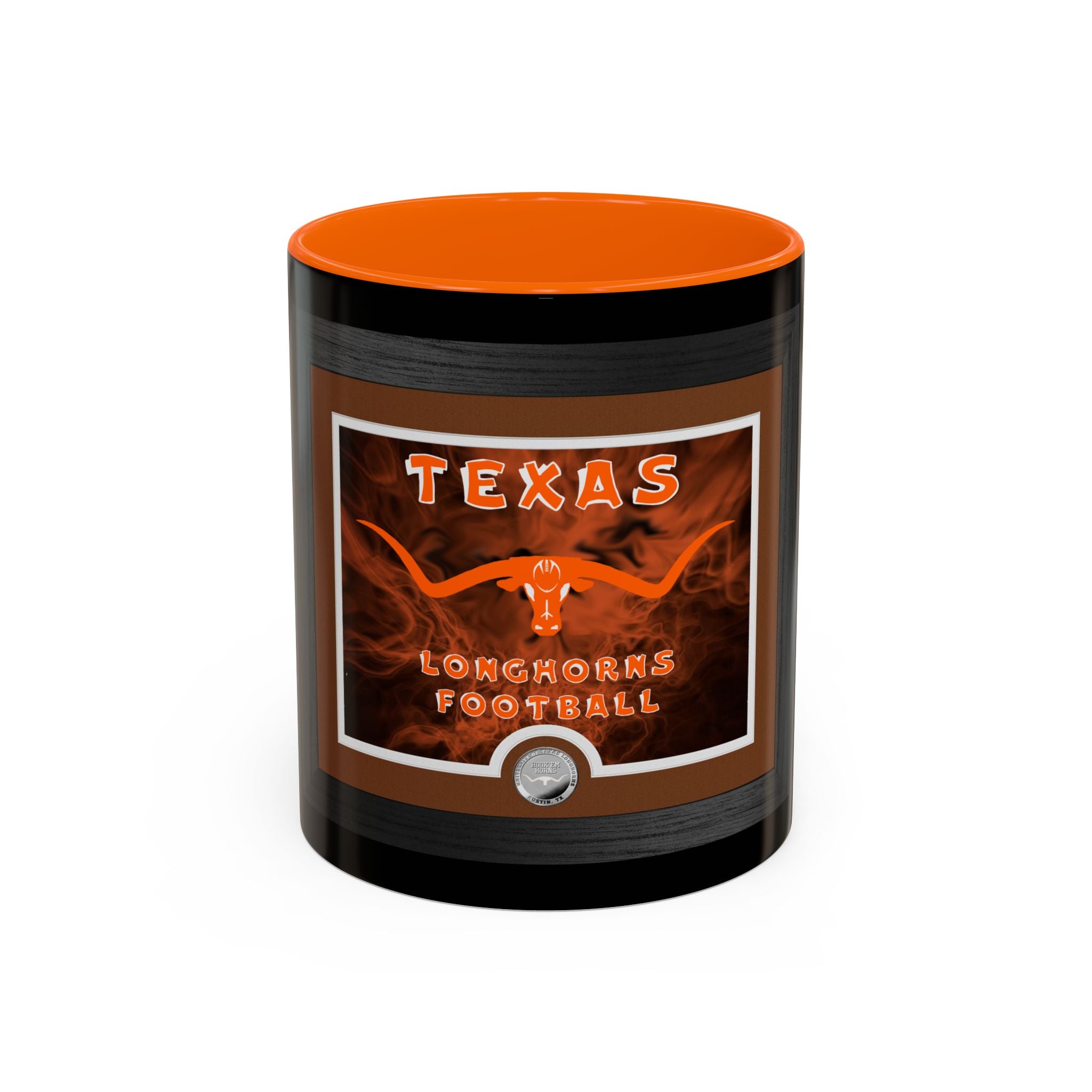 Texas Longhorns Framed / Accent Coffee Mug 11/15oz