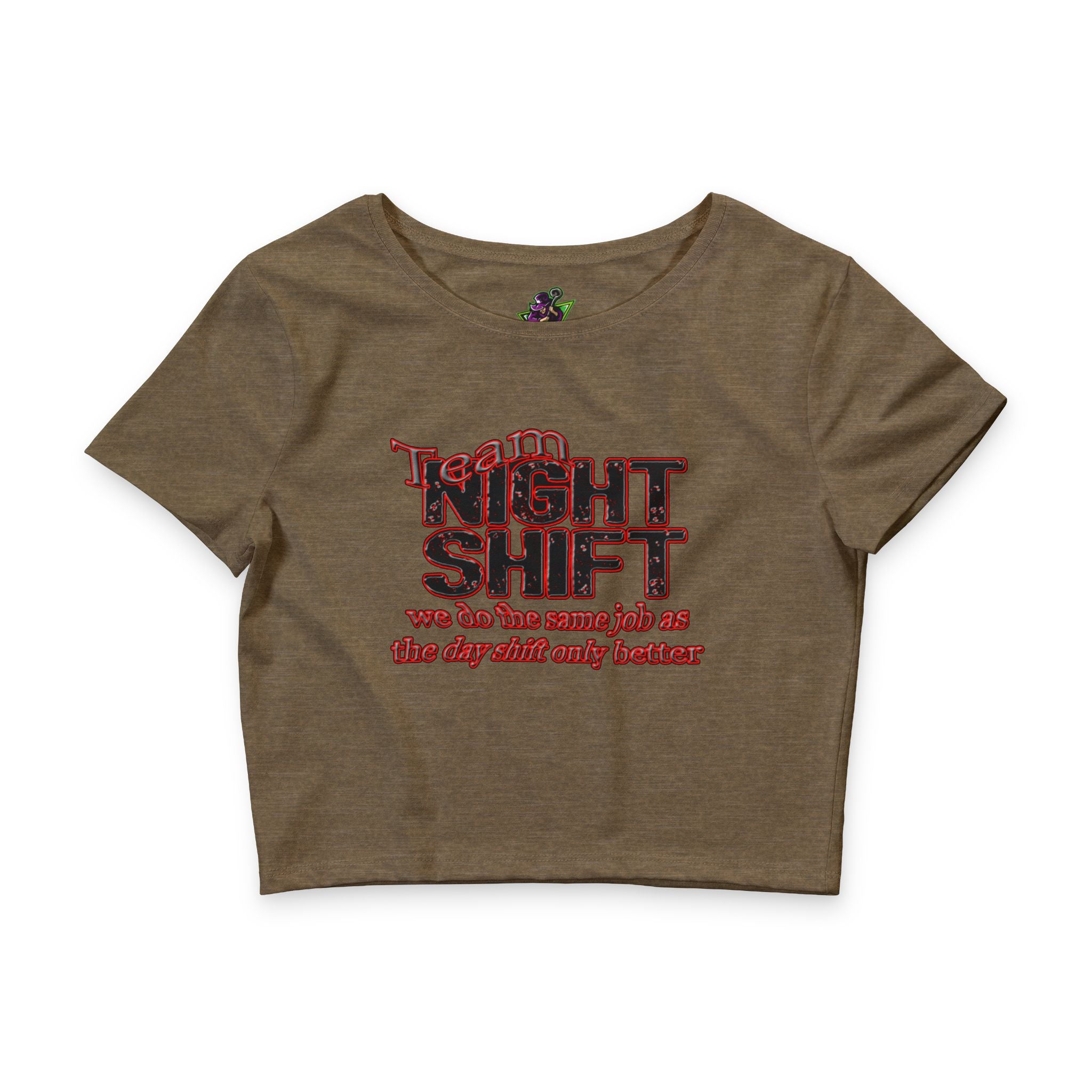 Team Night Shift / Crop Top