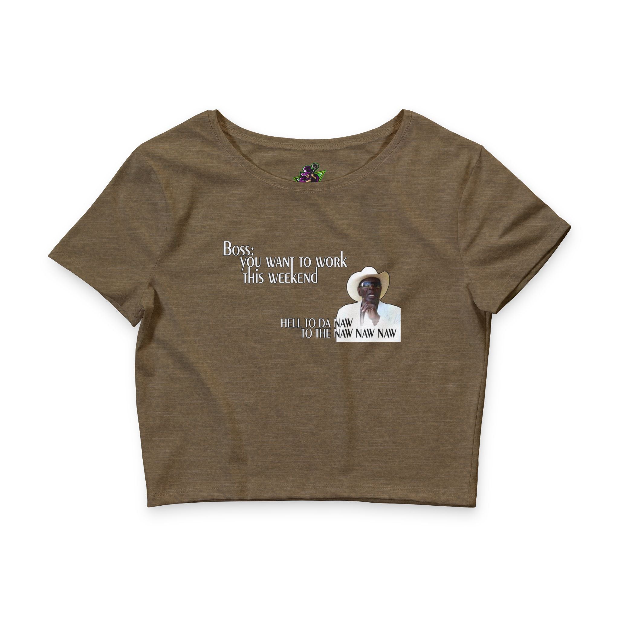 Hell to the Naw / Crop Top