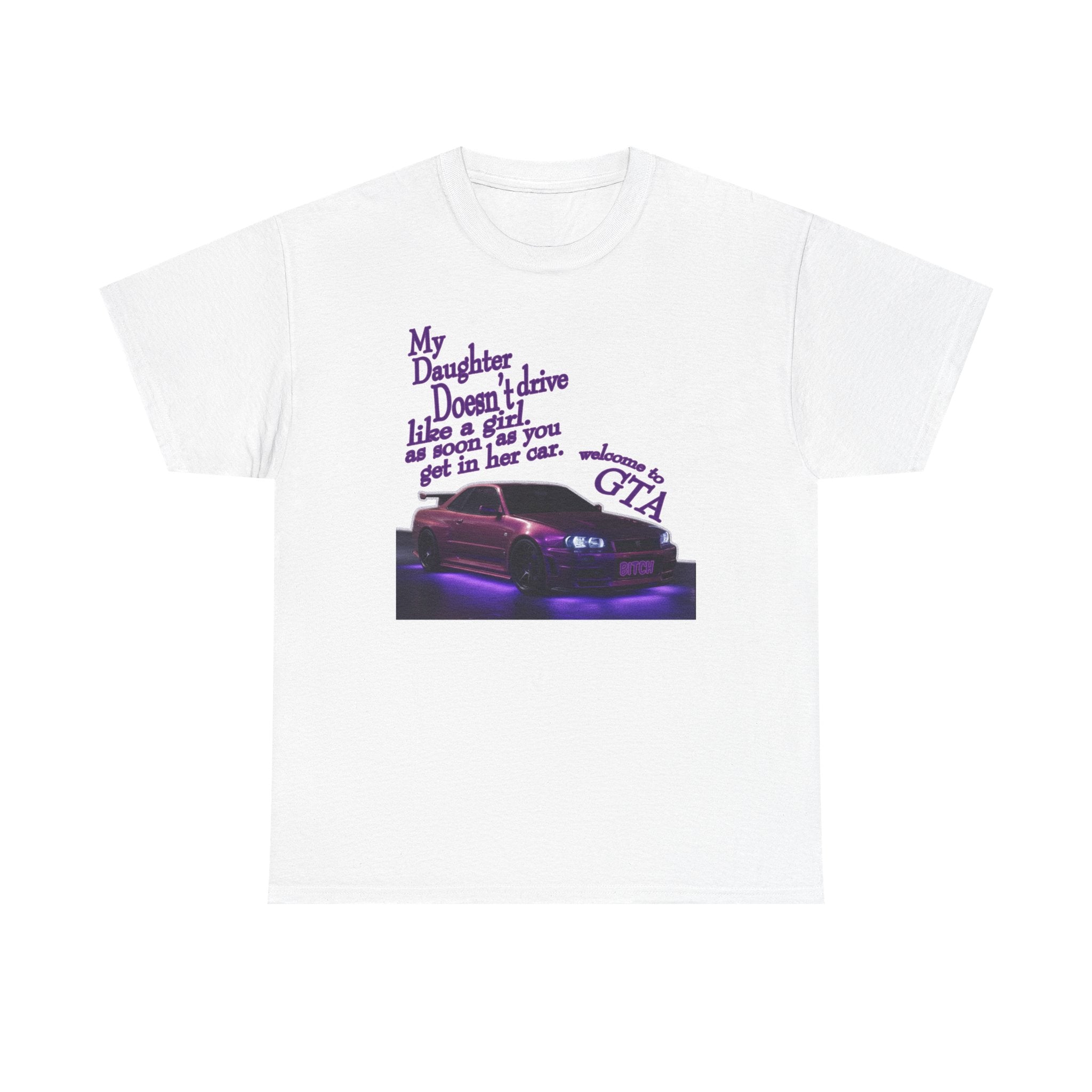 Daughter Doesn’t Drive Like A Girl Purple