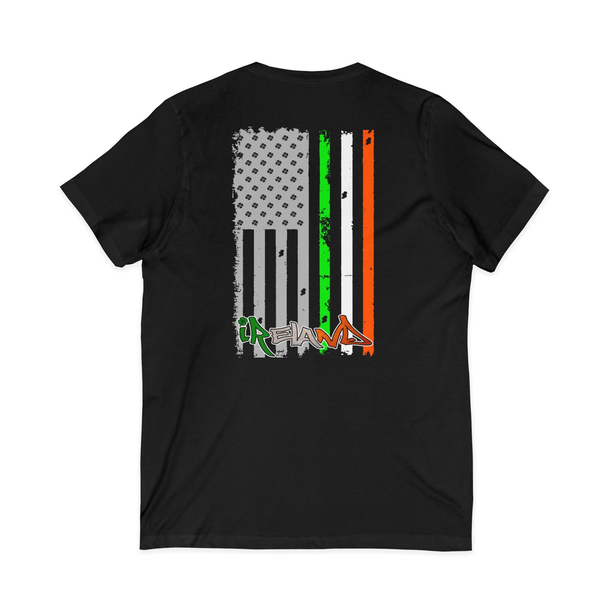 American / Ireland Flag  F&B / V-Neck Tee