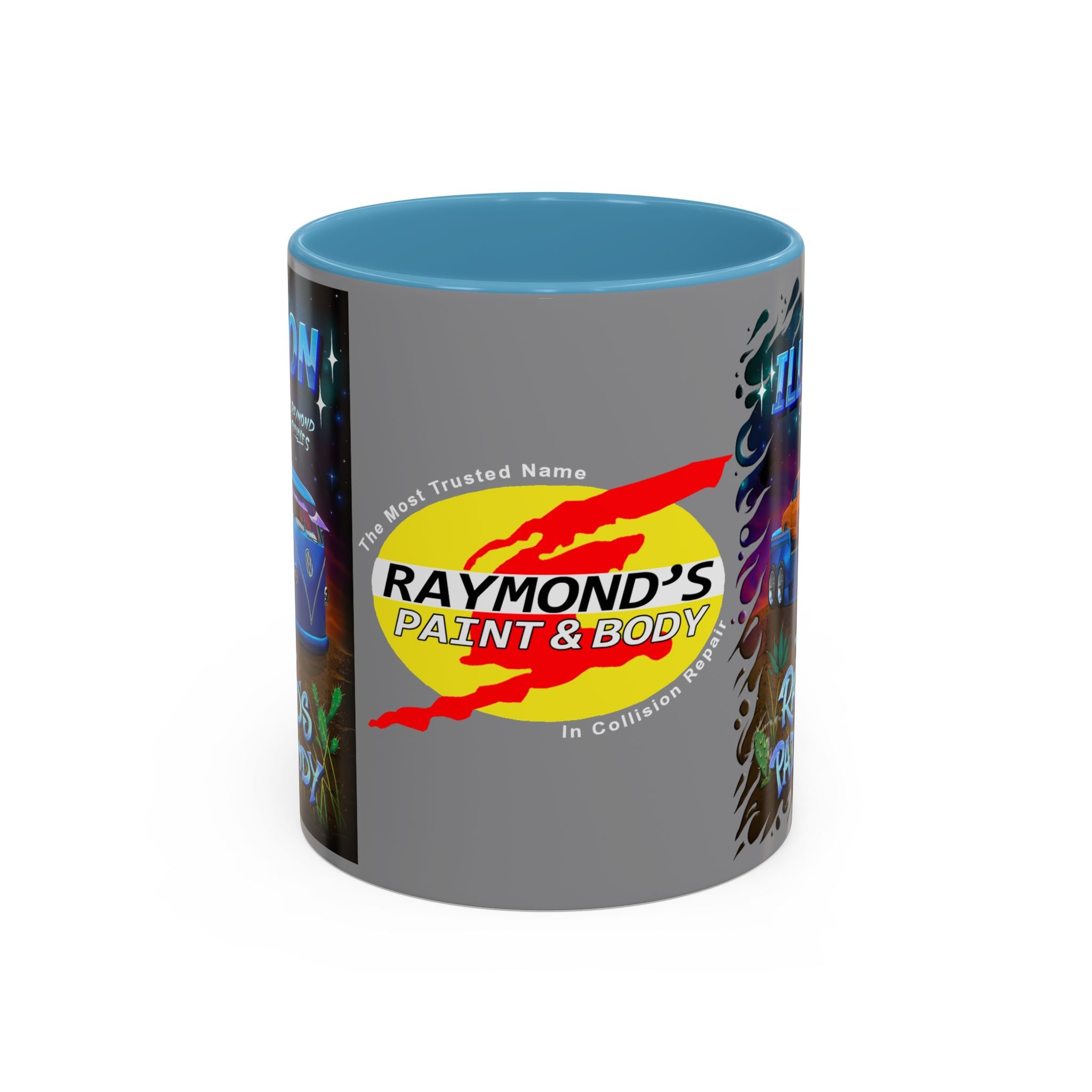 Raymond's Paint & Body Logo / Accent Coffee Mug 11/15oz