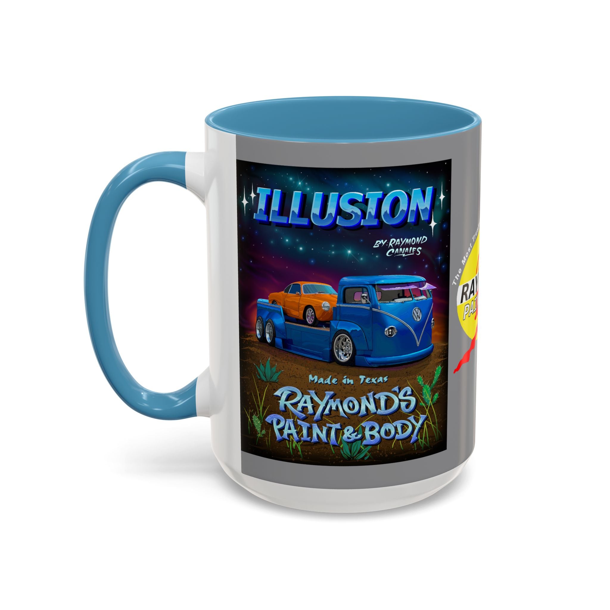 Raymond's Paint & Body Logo / Accent Coffee Mug 11/15oz