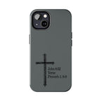 John 8:32 / Proverb 1: 8-9 / Tough Phone Case
