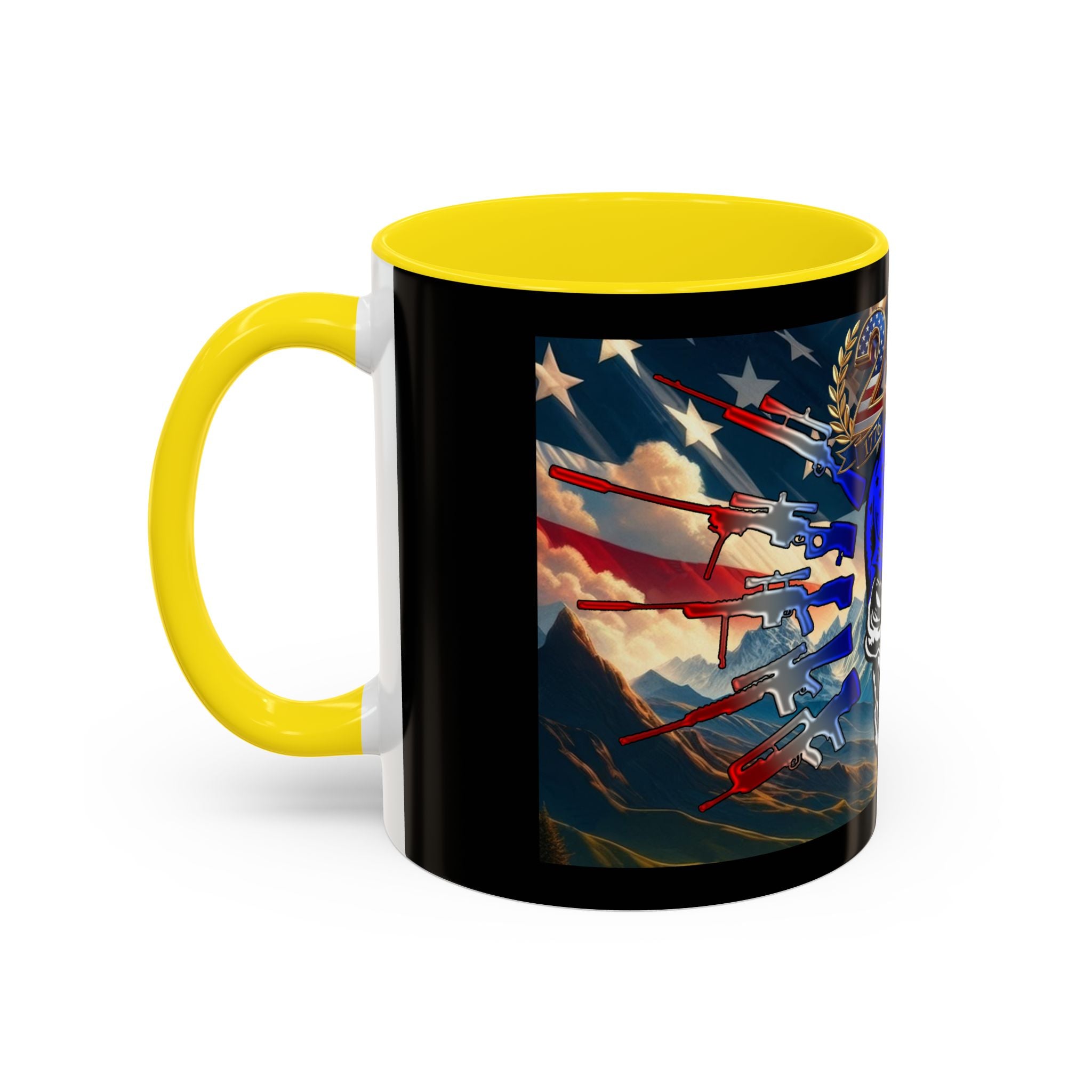 Skull & Guns 250th / Accent Coffee Mug 11/15 oz