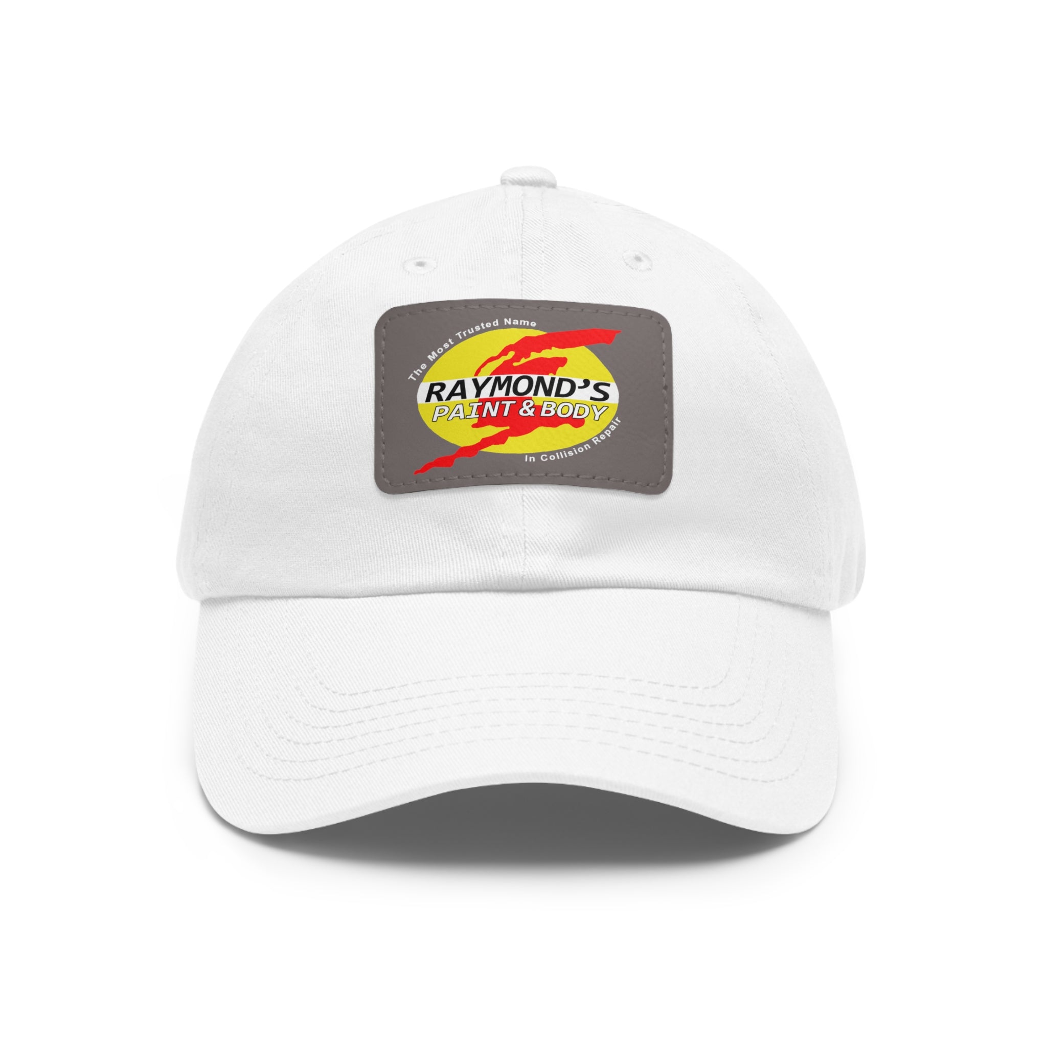 Raymond's Paint & Body Logo / Leather Patch Hat