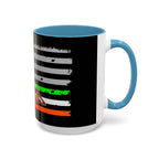 American/Ireland Flag / Accent Coffee Mug 11/15oz