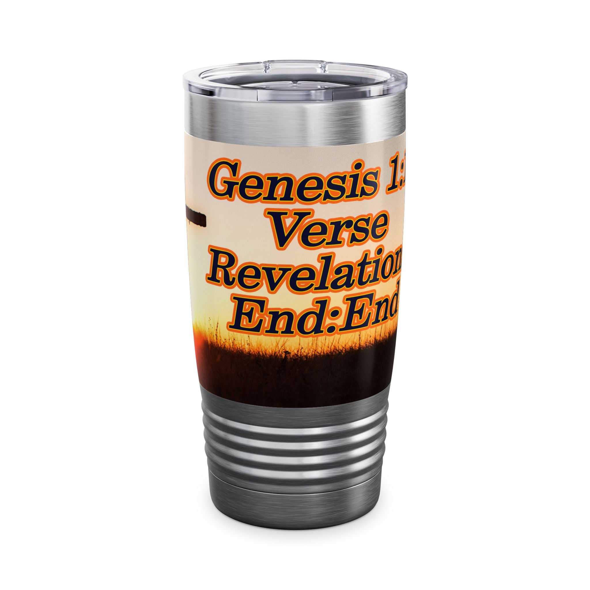 Genesis 1:1 / Revelations End:End / Insulated Tumbler 20oz
