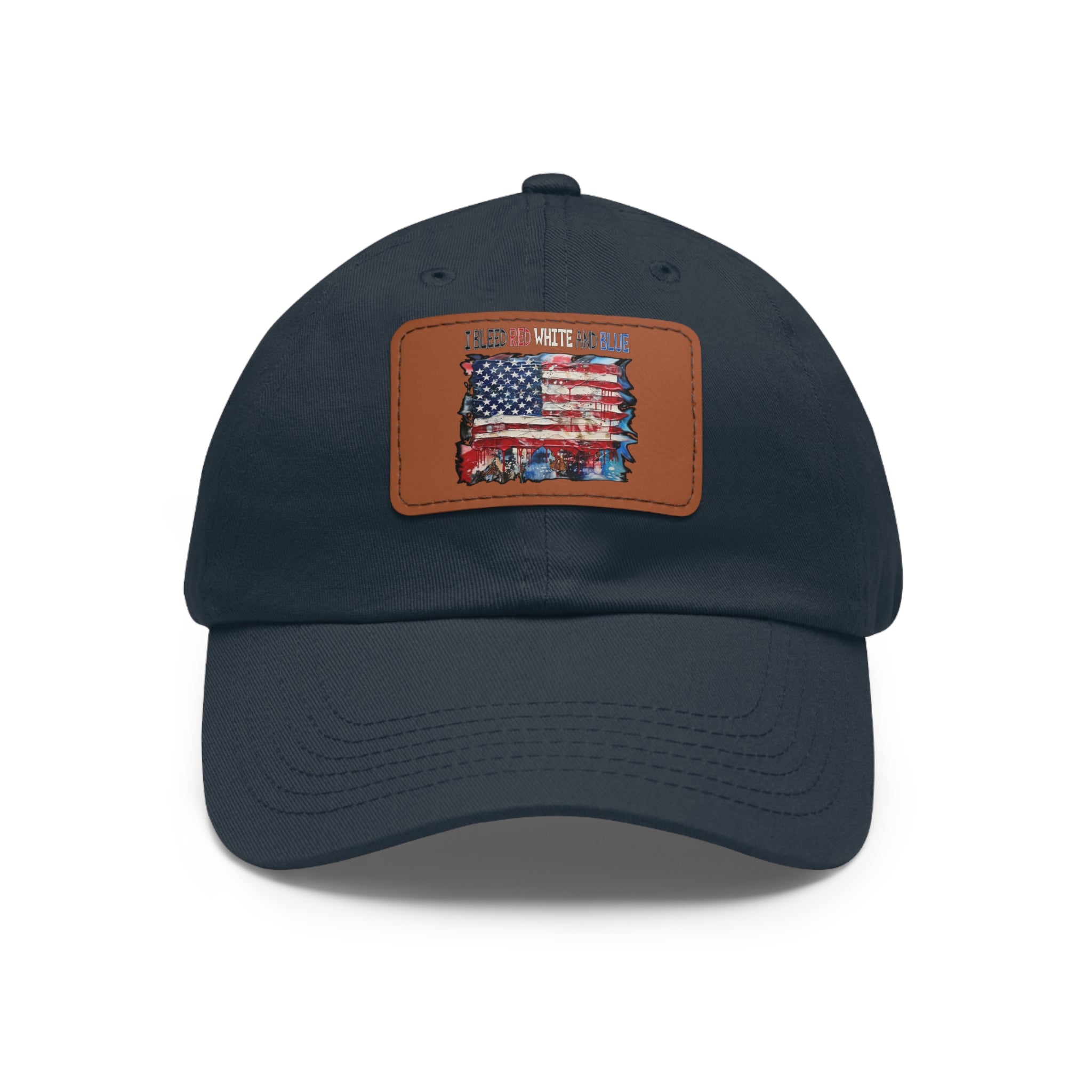 I Bleed Red White and Blue / Leather Patch