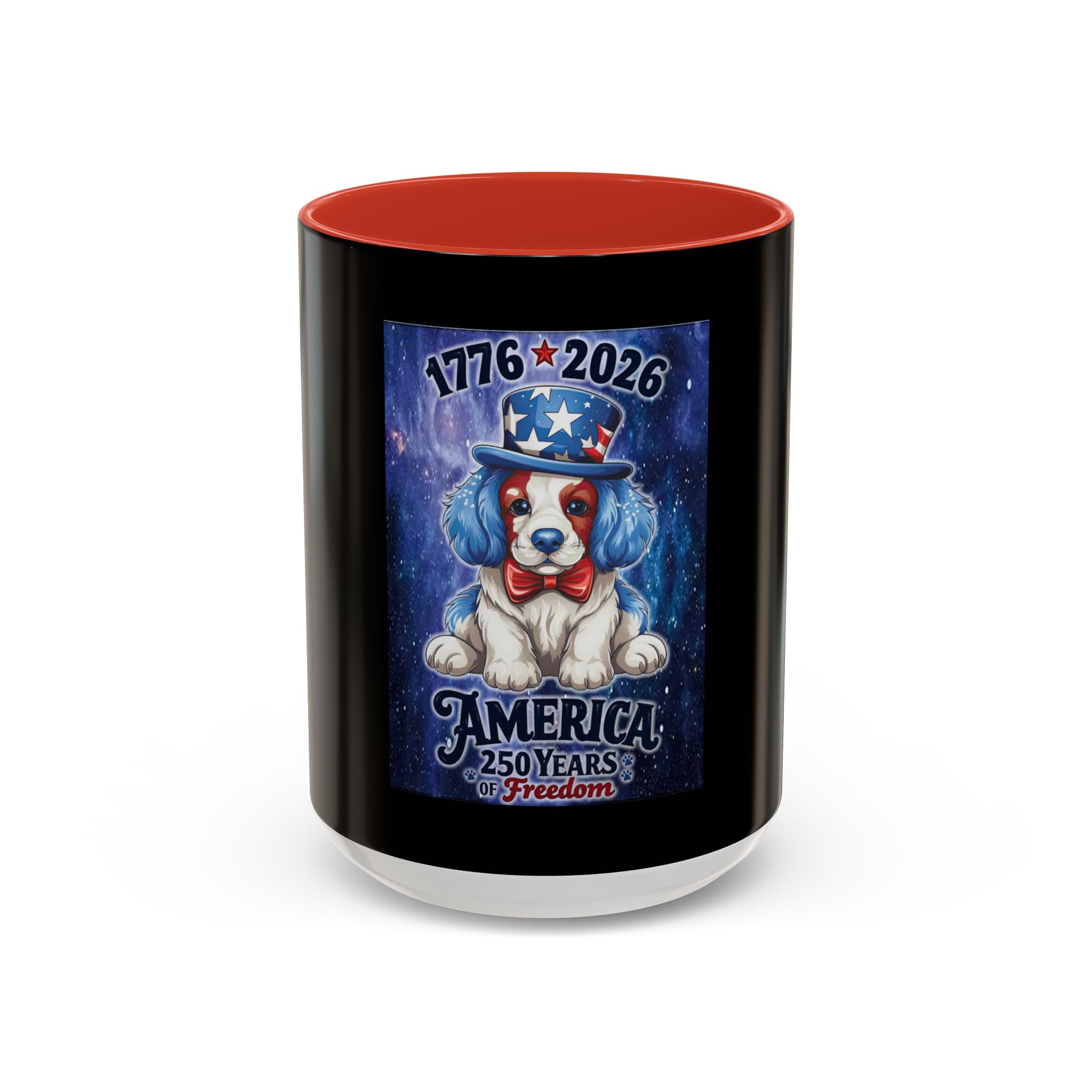 America Puppy 250th / Accent Coffee Mug 11/15oz
