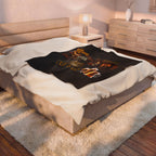 Beer Will Save The World / Velveteen Plush Blanket