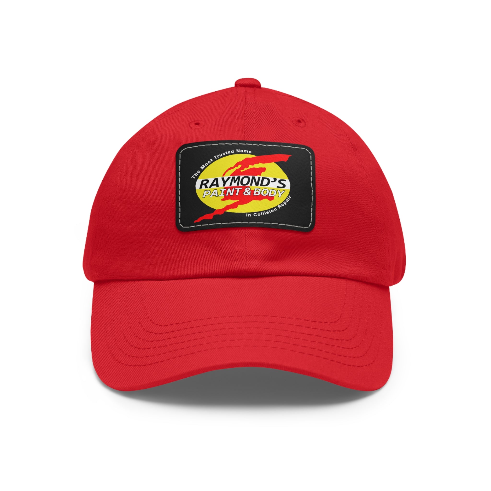Raymond's Paint & Body Logo / Leather Patch Hat