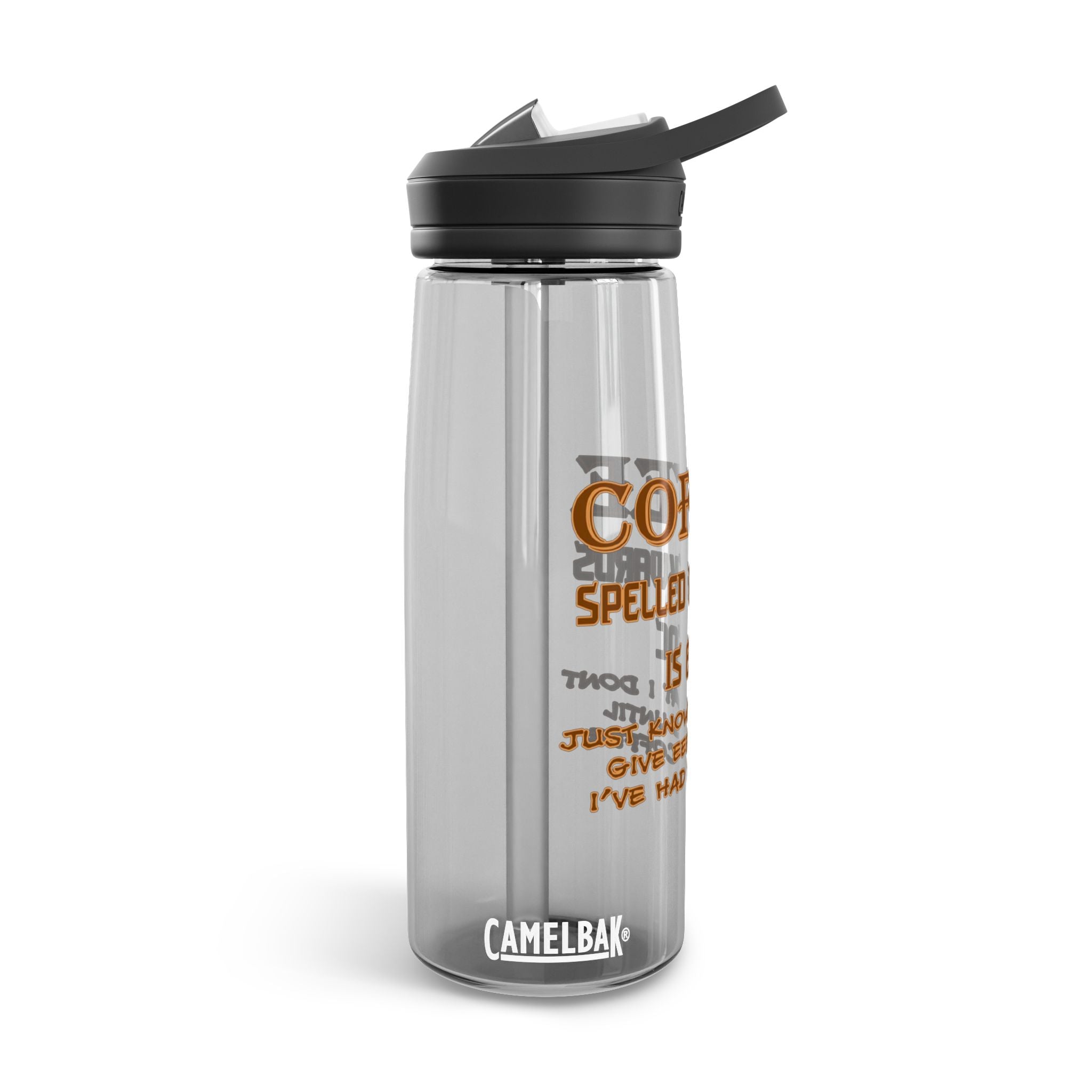 Coffee Spelled Backwards Is EEFFOC / CamelBak Water Bottle 20/25 oz