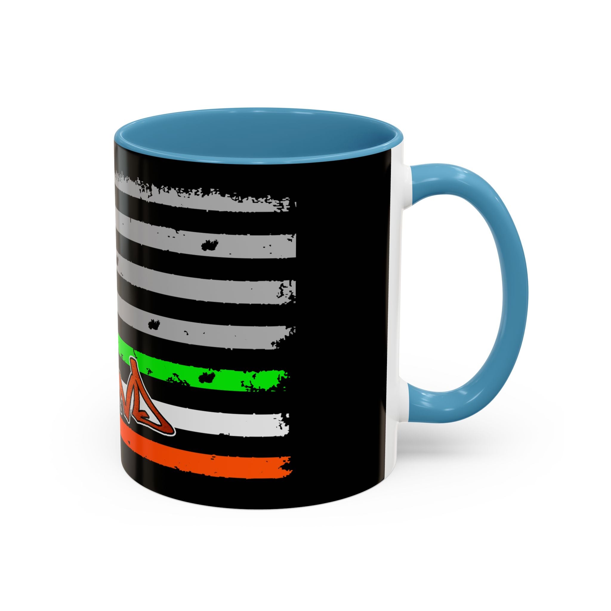 American/Ireland Flag / Accent Coffee Mug 11/15 oz