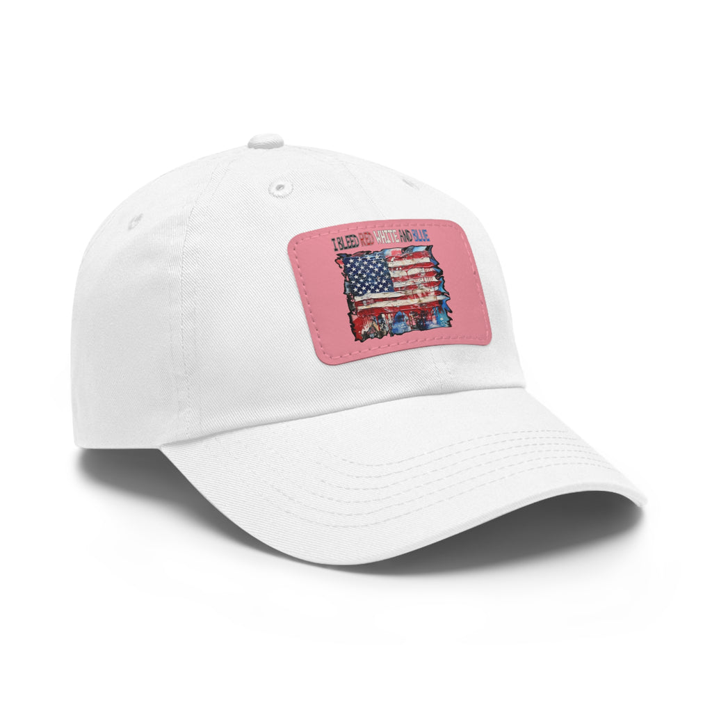 I Bleed Red White and Blue / Leather Patch