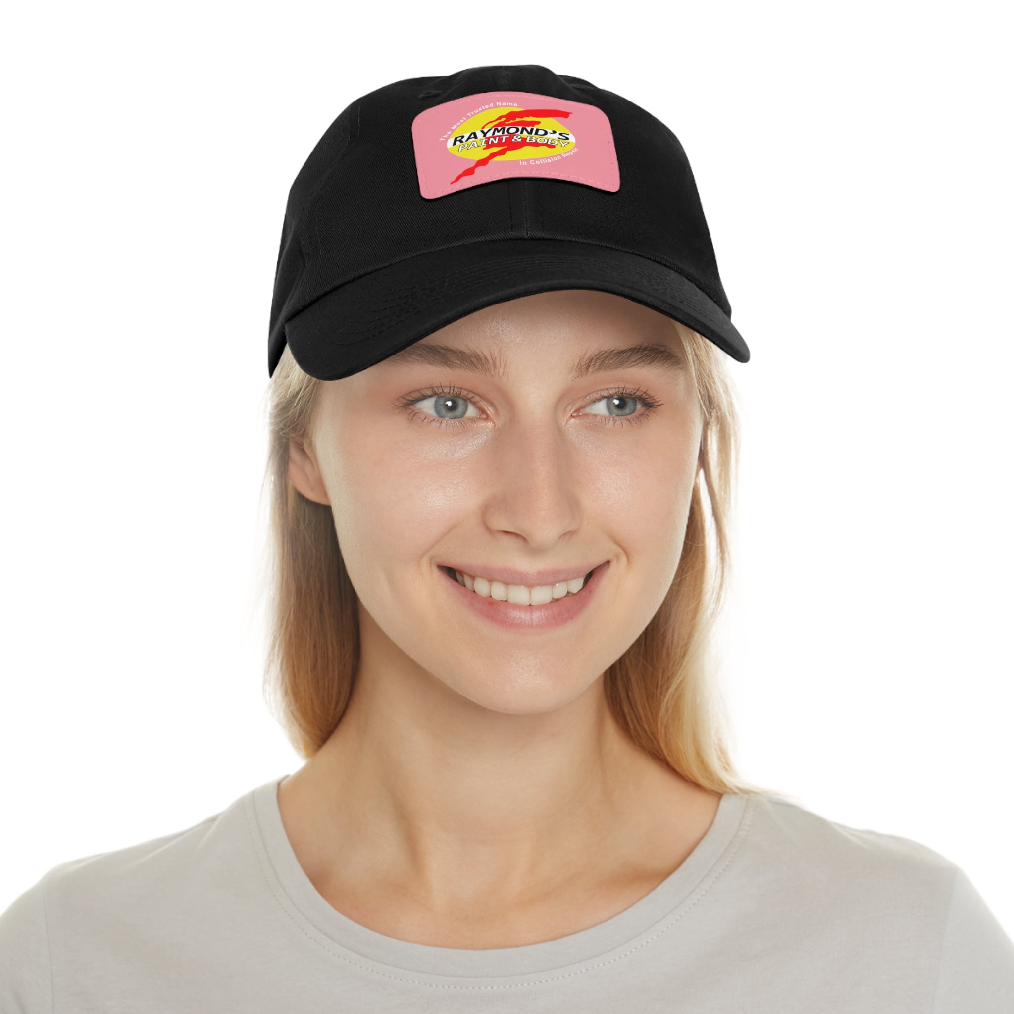 Raymond's Paint & Body Logo / Leather Patch Hat
