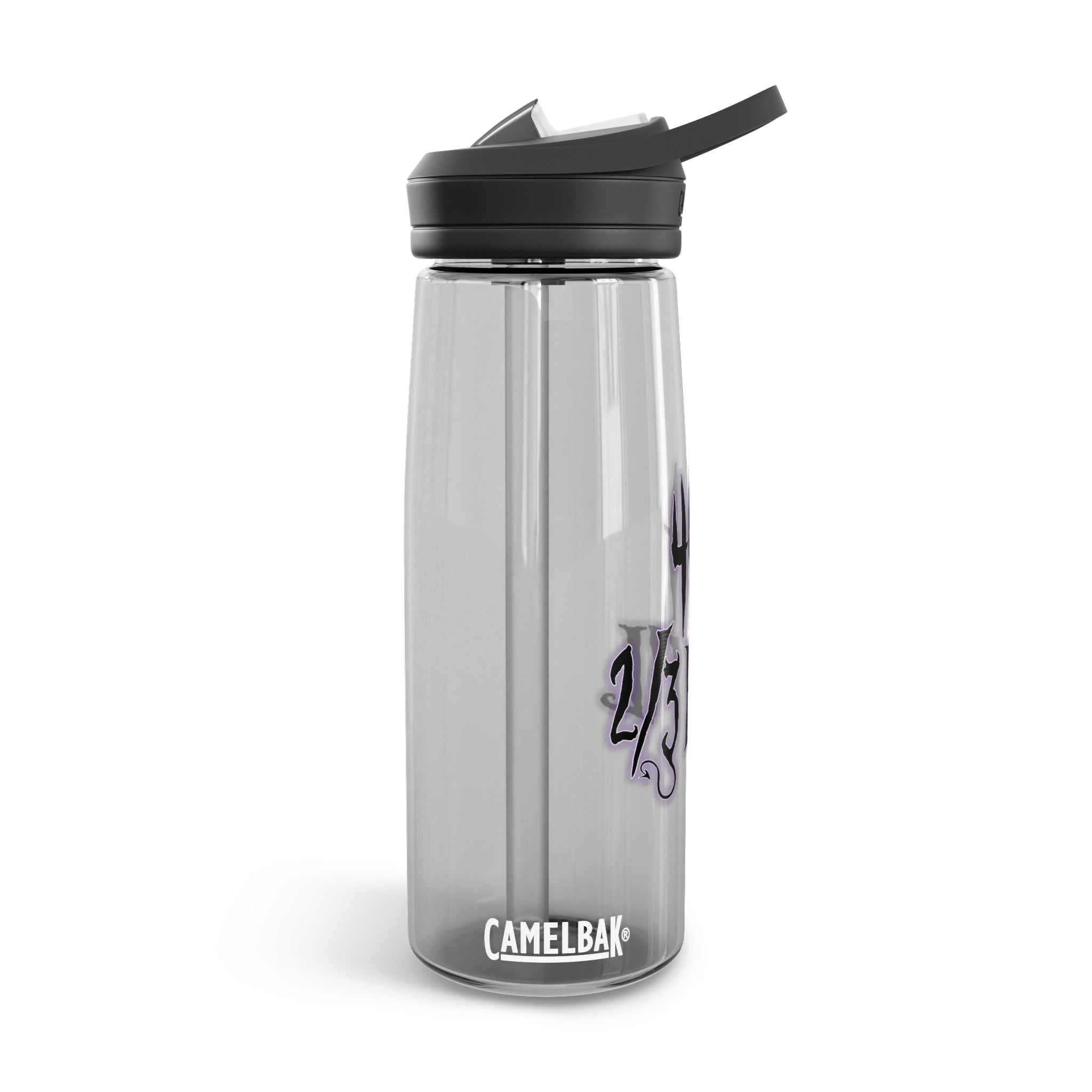 2/3 Evil Gothic Purple Script / CamelBak Water Bottle 20/25oz