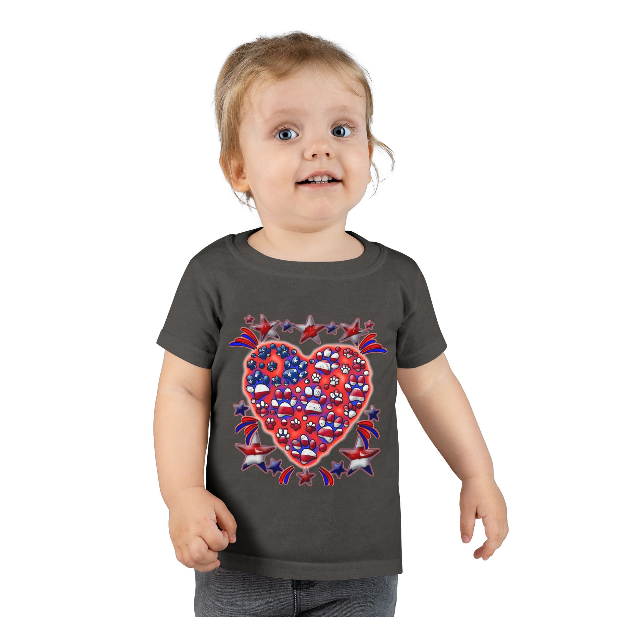 Patriotic Dog Heart / Toddler