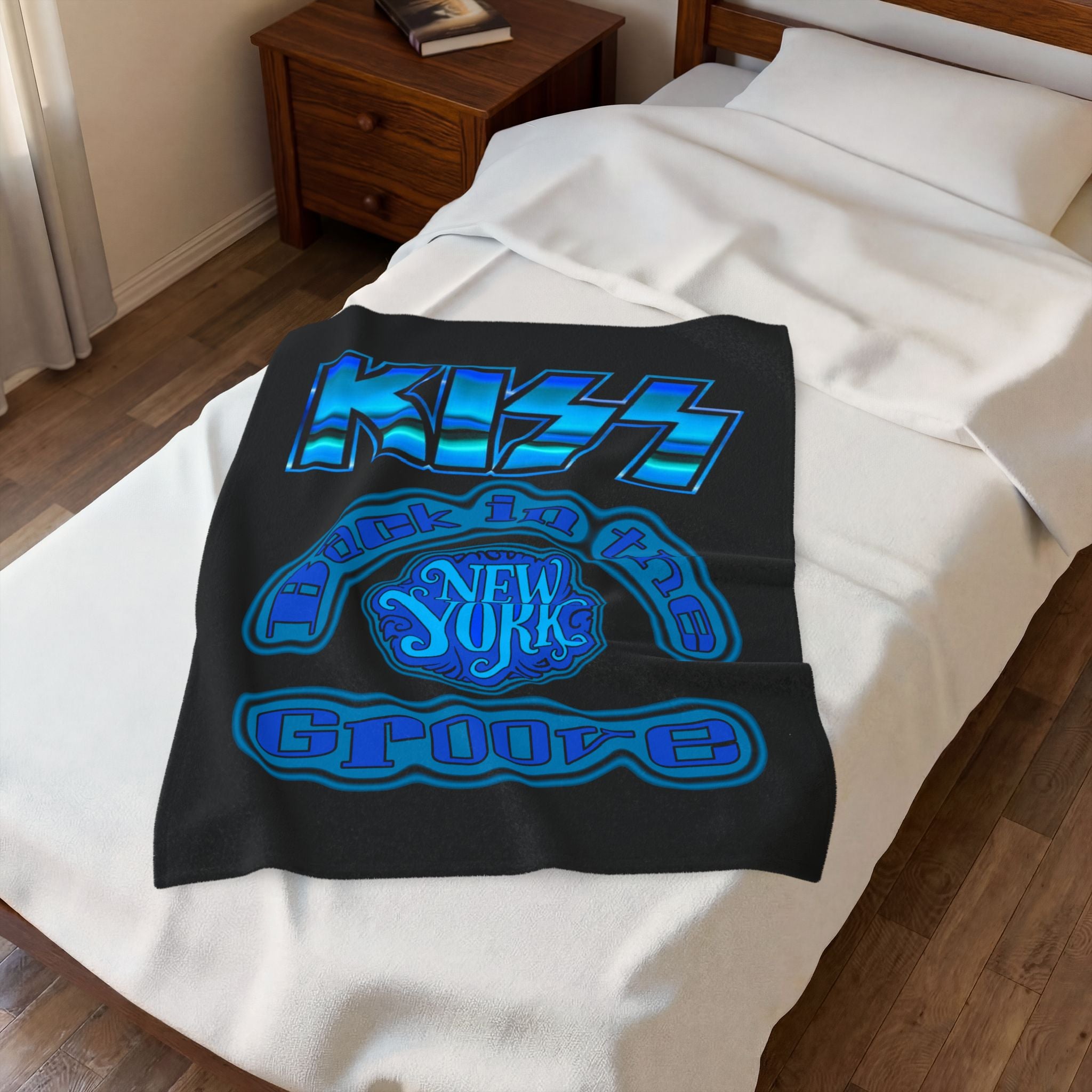 Ace Frehley NY Grove Back / Velveteen Plush Blanket
