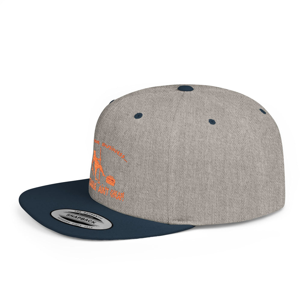 Mind Your Business Guy Stripper/ Flat Bill Snapback