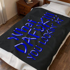 What DAFUK / Velveteen Plush Blanket