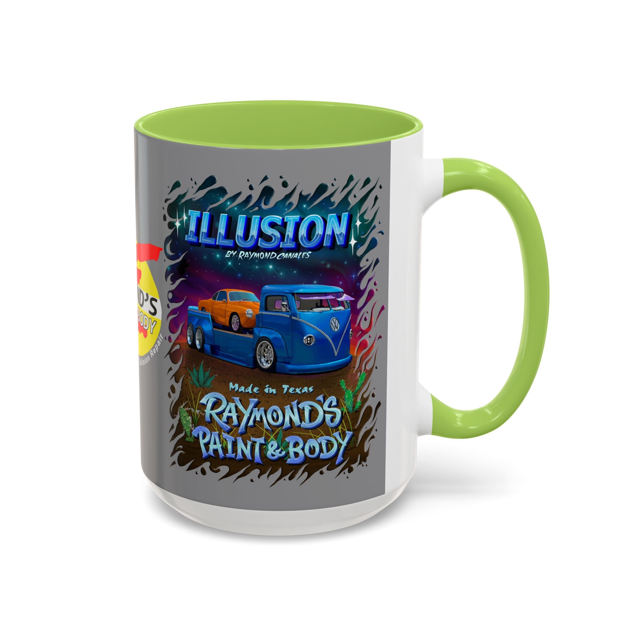 Raymond's Paint & Body Logo / Accent Coffee Mug 11/15oz